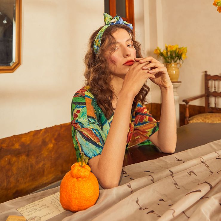 人気商品 の 8月30日時 ワンピース 油絵デザインワンピース 新作 オフィス 夏 結婚式 油絵デザインワンピース 入学式 二次会 秋 オフィス ワンピ 入園式 卒業式 Ol レディース ミディアム丈 ロング丈 半袖 柄物 春 夏 秋 冬 男女兼用の