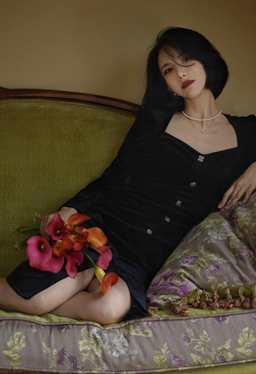 10月10日時 新作 ベルベットタイトワンピース ベルベットタイトワンピース ワンピース 結婚式 ドレス 結婚式 二次会 入園式 卒業式 大人 上品 入学式 Ol レディース ロング丈 長袖 秋 冬 Mybluehotel Com Br