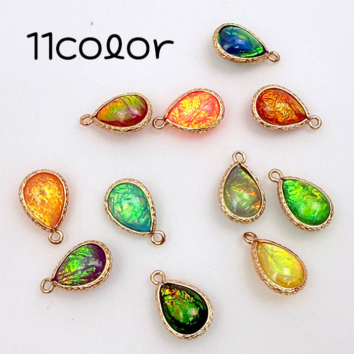 楽天市場】鉱石チャーム 宝石 結晶 ピアス ネックレス ハンドメイド