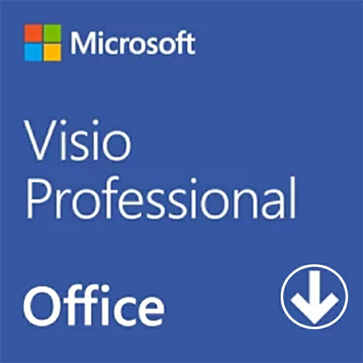 【当日送りとどける】Microsoft（マイクロソフト）Microsoft Visio Professional 2024 / Office 2024 オンライン吊りひも版 Windows11、10相応う