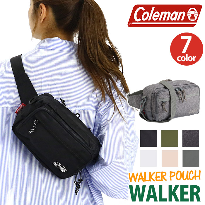 楽天市場 Coleman コールマン Walker Pouch ウォーカー ポーチ 正規品 ウォーキングポーチ ウエストポーチ ボディバッグ ショルダーバッグ ワンショルダー 女性 レディース 女の子 コンパクト 2way 3way 旅行 レジャー おしゃれ ヒップバッグ アウトドア ブランド 2l