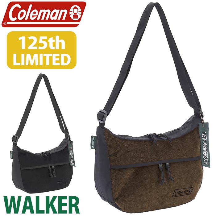 コールマン Coleman リュック 125TH リミテッド 限定仕様 限定モデル 2025 秋冬 新作 認定販売店 ウォーカー バナナショルダー ショルダーバッグ ショルダー 斜め掛け 肩掛け バッグ かばん レディース サブバッグ 散歩 アウトドア シンプル B5 2234392 2234397