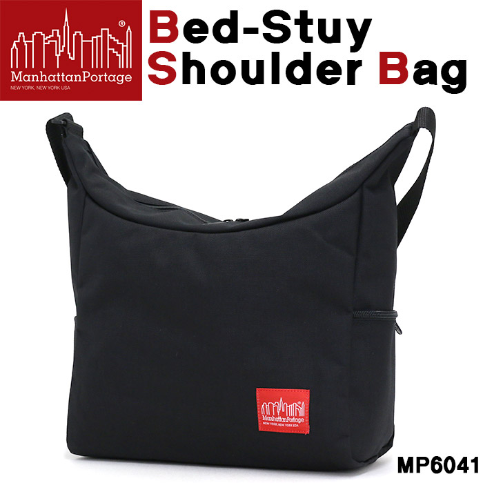 【ポイント10倍】 ショルダー ManhattanPortage マンハッタンポーテージ ショルダーバッグ 正規品 通勤 通学 コーデュラ メンズ レディース 男女兼用 カジュアル 斜め掛け 斜めがけバッグ 黒 人気 Bed-Stuy ShoulderBag ベッドスタイショルダーバッグ MP6041