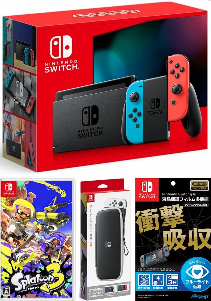 楽天市場】【セット】Nintendo Switch Joy-Con〔L〕ネオンブルー/〔R