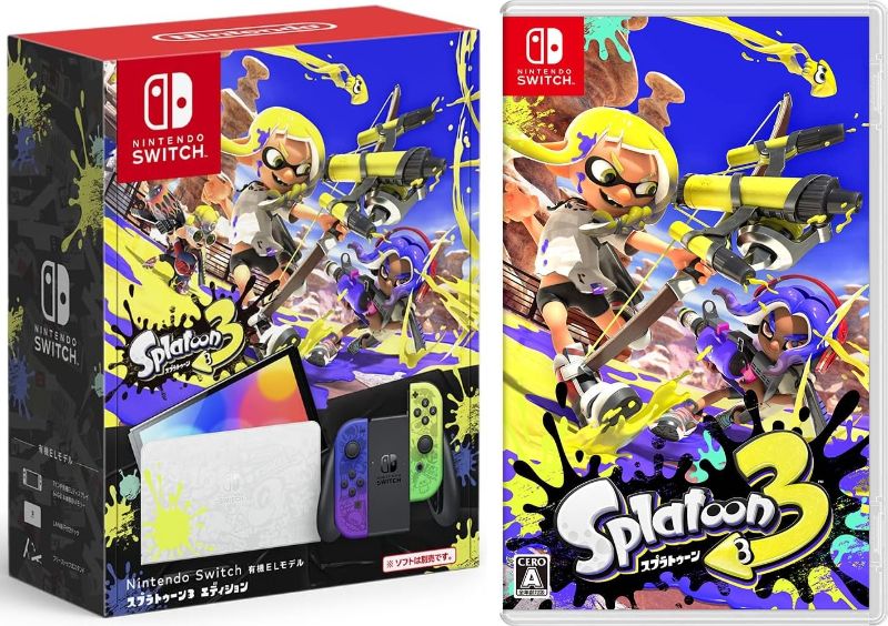 楽天市場】【限定版】任天堂 switch 有機elモデル 本体 スプラトゥーン