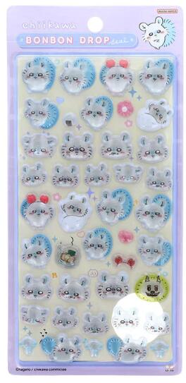 楽天市場】モモンガ サンスター文具 ボンボンドロップシール ちいかわ