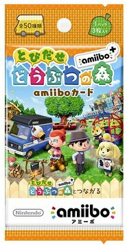 楽天市場】【新品】とびだせどうぶつの森 amiibo+ カード
