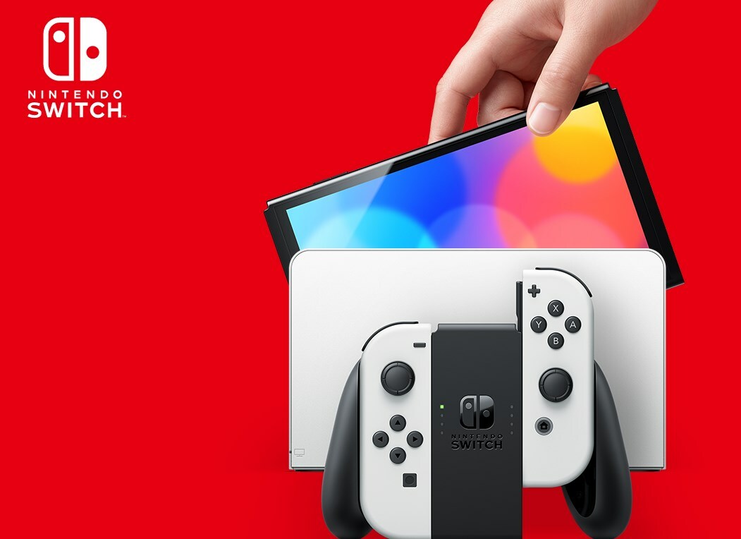 任天堂/Nintendo Switch 有機EL 白黒 スイッチ-