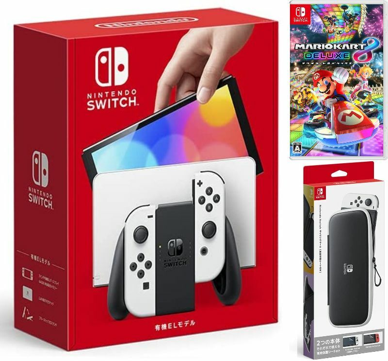 値引きする Nintendo Switch 有機ELモデル Joy-Con L R ホワイト