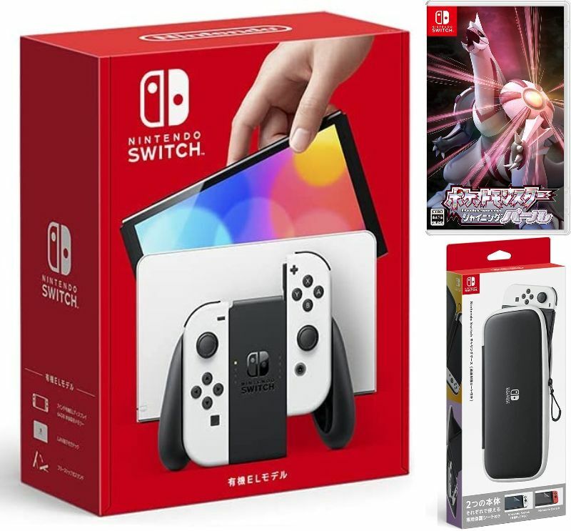 未使用品】 Nintendo Switch 有機ELモデル Joy-Con L R ホワイト
