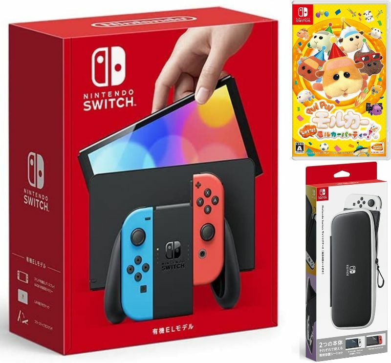 Nintendo Switch - ★クリスマスに最適　新品　任天堂スイッチ　限定モンハンバージョン送料込み★ 12月限定】Switch Nintendo Switch（モンハン付き）