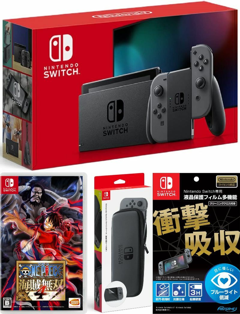 優先配送 Nintendo Switch Joy-Con L R グレー ONE PIECE 海賊無双4