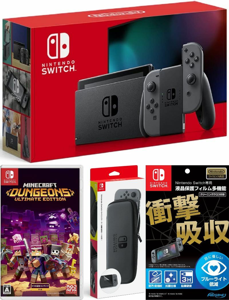 人気の製品 Nintendo Switch Joy-Con L R グレー マインクラフト