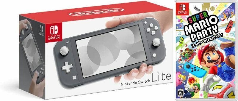 正規品 Nintendo Switch ライト グレー スーパー マリオパーティ ...