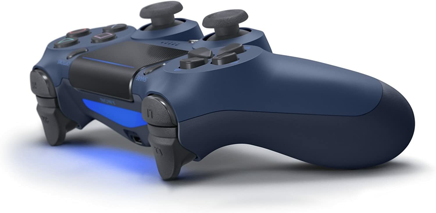 新しい到着 純正 ワイヤレスコントローラー DUALSHOCK 4 ミッドナイト ブルー CYBER PS4用コントローラー充電ケーブル3m  fucoa.cl