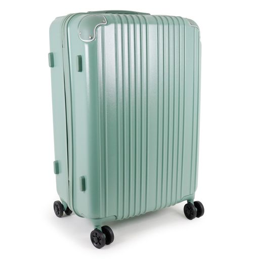 [モバック] 旅行バッグ 持ちはこび入れもの 26in 5泊6日 静音 TSA鍵を掛ける ダブルキャスター 旅する 出張 (緑であること)