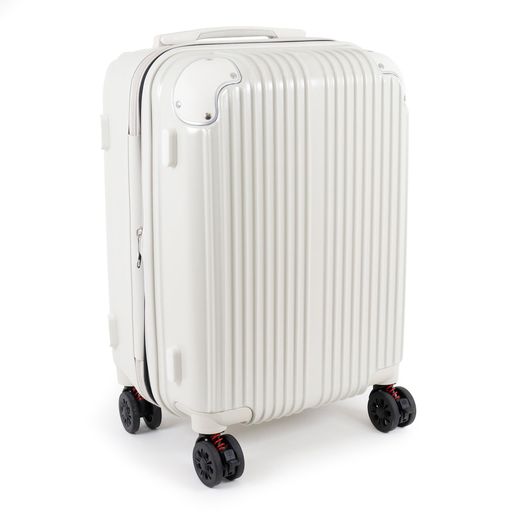 [モバック] 旅行バッグ 持ちはこび入れもの 20in 機内持ち込み サスペンション 静音 ストッパー ストッパー 取りひろげる役立つこと TSA鍵を掛ける ダブルキャスター 旅する 出張 (象牙色)