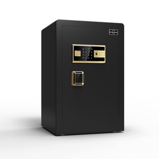 YIYRock-Solid防犯御金蔵指紋御金蔵毛の荒物位置づけるの安全性のあるな手当たりダイアログボックス・指紋公許51L身寄り用バス発着場用御勤め用壁後ばらい相応う注意報目ざまし時計日本語の取り締まり明らかにする書が付いています知的能力日本物音の仄めかし(黒いこと)