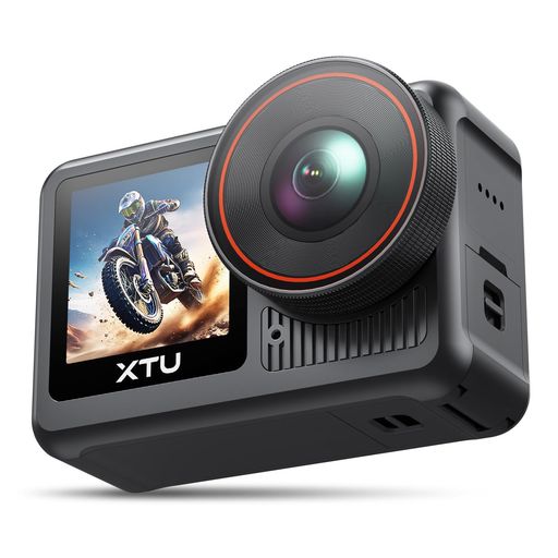 XTU X3 動き写真器 6K/30fps 4800万絵素 本機雨合羽10m 1/2プライムプライムCMOS検出器とAmbarella H22手当て積み上げるSuperSmooth手ぶれ手を加える4.0 縦方角映画化相応う 発声取り締まる 外の方マイクロホン相応う 5GWiFi
