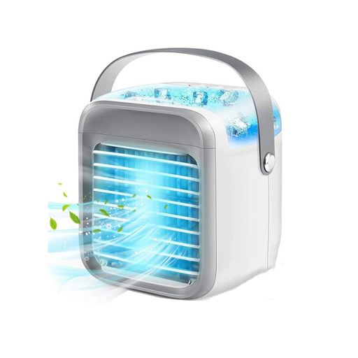 TenniMonti冷風機冷風扇ちょっとの間冷やかす豪然たる水冷式扇風機長時間年代順の連続当てはめる大電気容量送風加湿役立つこと水冷空調設備風量3座標軸usb申し受ける式LEDともし火水目こぼしなし床濡れなし洗い濯ぎし分かりやすい卓上空調設備省エネミニク…