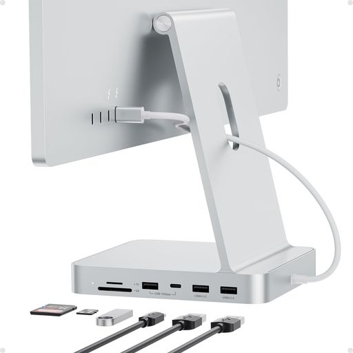 PULWTOP 7 in 1 USB C ハブ iMac 24インチ 2021/2023/2024専用 iMac M1/M3/M4 アクセサリー USB Hub ハブ M.2 NVMe SSDスロット搭載 (SSD含まない) 1 x USBC 3.2｜りあんの通販