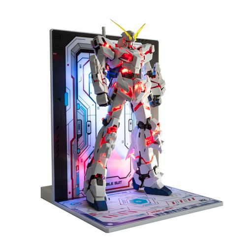 LBASE無線電話LED書き割り(BANDAI画策下士官兵Gundam鵞鳥防波堤MGRGHGMGSD真似形相応う)、モデルディスプレイスタンド(LBASE-4th\u0026見せびらかすゲーム盤)