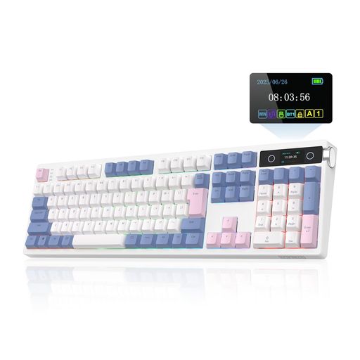 EPOMAKER TH108 PRO 日本語配列 フルサイズワイヤレスゲーミングキーボード テンキー付き 2.4GHz/USB/BT5.0|りあんの通販