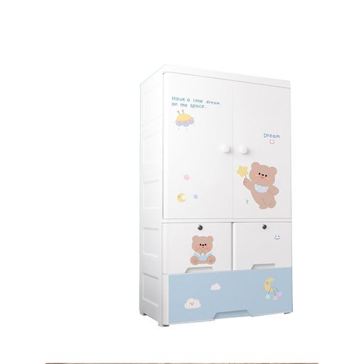 NIELHYUNワードローブクローゼット赤ちゃん用キッズベビーベビー服納める愛くるしげ納めるボックス席お召しもの納める小物扉付き添い人キャスター付き添い人ハンガー仕合わせ付き添い人精神的な統合飾り気の無い省空白文字今めかしい耐久性防塵高…