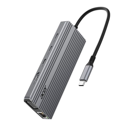 AcerUSBCこしき【11-インチ-1DualDisplay】縛ステイションType-CHDMI取り替えっこアダプタイーサネット積み上げるHDMI4K@60サイクル/VGA1080P/2xUSB-C10Gbps/