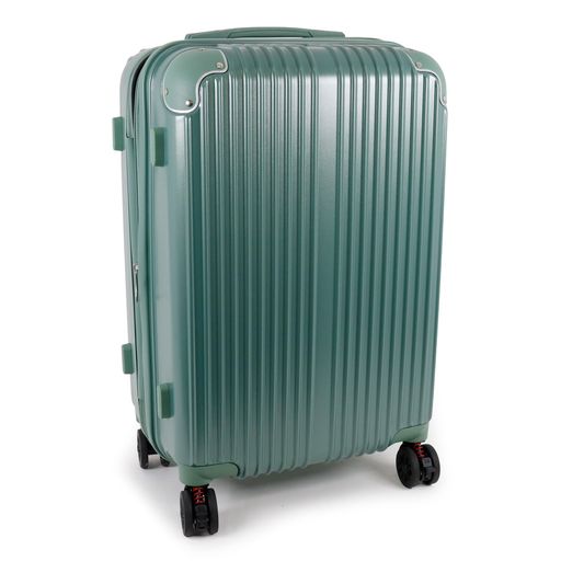 [モバック] 旅行バッグ 持ちはこび入れもの 22in 5泊6日 サスペンション 静音 ストッパー ストッパー 取りひろげる役立つこと TSA鍵を掛ける ダブルキャスター 旅する 出張 (緑であること)