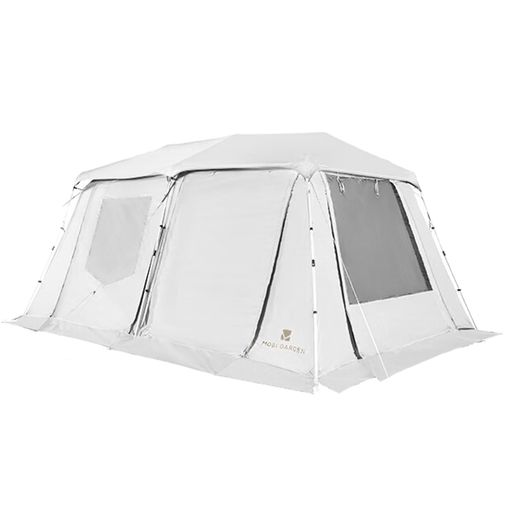 MOBI GARDEN 円蓋 ワンタッチ ウトドア 身寄り 大型 4-6人用 幕営 掘ったて小屋 はたご屋型 組み立て飾り気の無い uvとり捨てる Ti Black新型原料品 耐水圧4000粍 4時節 運動場 未経験者当て嵌める能力のある (Mountain Live