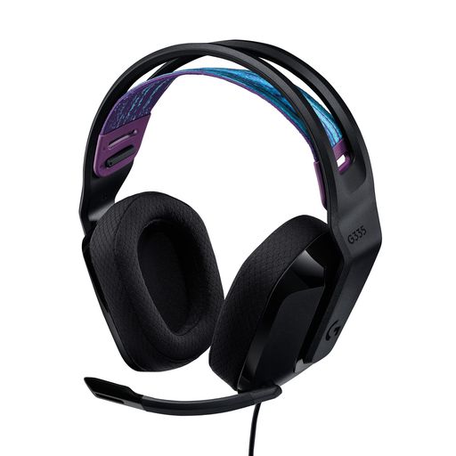 Logicool G ゲーミングヘッドセット G335 ゲーミング ヘッドセット G335BK 軽量 222g 3.5mm 有線 立体音響 ステレオ 2.1ch フリップミュート マイク付き PS5 PS4 PC Switch 2 Xbox スマホ 対応|りあんの通販