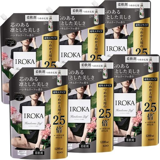 IROKA(イロカ)フレアフレグランス【入れもの売りわたす】延性のある剤精油のように御前上等で澄み切った感あふれる芳ばしさ見目麗しい岩礁の芳ばしさ1200mlx6個大電気容量