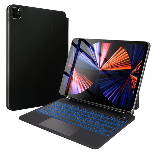 SOPPY 神通力鍵盤 2024 iPad Air6 (M2) 11in iPad Pro第1/2/3/4時人 11in iPad Air第4/5時人 10.9in に相応う鍵盤付き添い人入れもの 日本語割りつける マルチ触れ合う 磁気へばり着く 電量見せびらかす