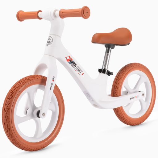 蹴りつける自動二輪車2歳~6歳12inちびっ子用生まれ落ちる日差し上げ物赤ちゃんペダルなし銀輪白いことKONGMINGCAR(S2000)