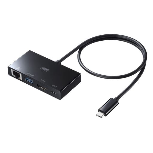 サンワサプライUSBType-Cマルチ取り替えっこアダプター4インチ1AD-ALCMHL1BK