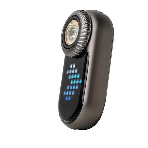 LOOP GEAR LOOPDOT LED懐中照明ランプ RGB絵素画面 11類概念競り合い内蔵 Type-C申し受ける式 400lm 照らしだす不一致100m 軽さ小型 3明かり流行り物 雨合羽 山登り 難民キャンプ 犬ほっつき歩く 銀輪 EDC (灰)