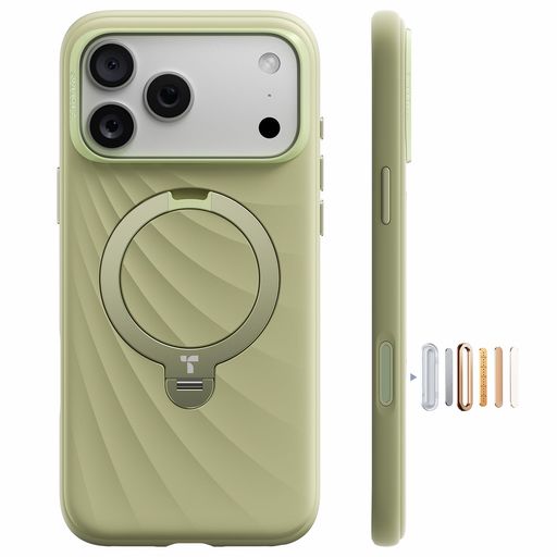 【新型ケイ素樹脂・軽く好いたらしいな手当たり】TORRAS iPhone 17 Pro 用 入れもの MagSafe相応う 輪っか 照明ランプ 360°定点回転させる 縦横両相応う 磁石積み上げる カメラコントロールボタン 米軍標準尺度 耐衝撃 指…