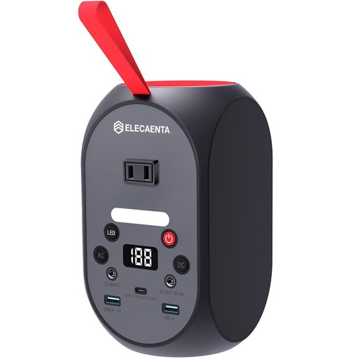 ELECAENTA携帯型ワット数99Wh小型リン酸鉄軽さ1.5KgAC120W(真っ盛り200W)PD30W入出力相応うソーラー申し受ける相応うぽーたぶるワット数航空機に持ち込みが能力のある身寄り用乾電池難民キャンプ防災脈動颱風停電車中泊
