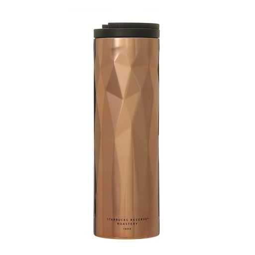STARBUCKSスターバックスリザーブ・・ロースタリー日本の首都金ゴールド折り形ステンレスタンブラータンブラーシンプル吸い筒珈琲押さえる