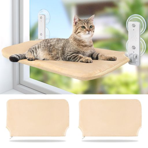猫窓寝台ねこ寝台猫ハンモック折畳み式吸盤猫窓用ハンモック猫窓寝台窓用愛玩動物寝台ねこキャットマット窓際引っ敷きメッシュ原料品両面当て嵌めるオール時期日向ぼっこウィンドウベッ…