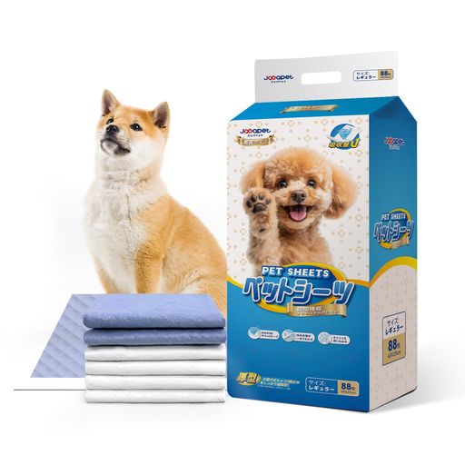 Japapet愛玩動物敷き妙厚型レギュラー大きさ33x45糎88枚入り口・入口x4袋入れもの売りわたす使い捨て手合い