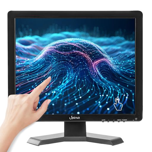 Upinva15in静電静電容量式タッチモニター|10点マルチタッチ相応う|1024x768HDMI/VGA/AV/USB/BNCインプット|内蔵金棒引き|POS/パソコン/なおなお書き5/なおなお書き4/Switch用LED管する