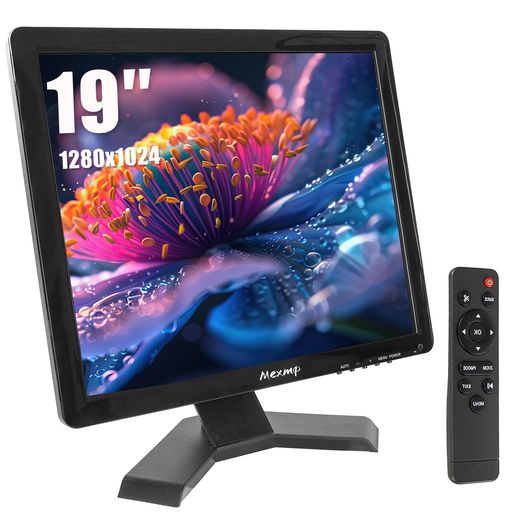 Mexmp19in液晶監督すること管する1280x10244:3HDMI/VGA/AV/BNC/USB繋ぎ合わせる相応う遠隔操作内蔵金棒引き付き添い人CCTV・書き割りとっ始めボックス席用