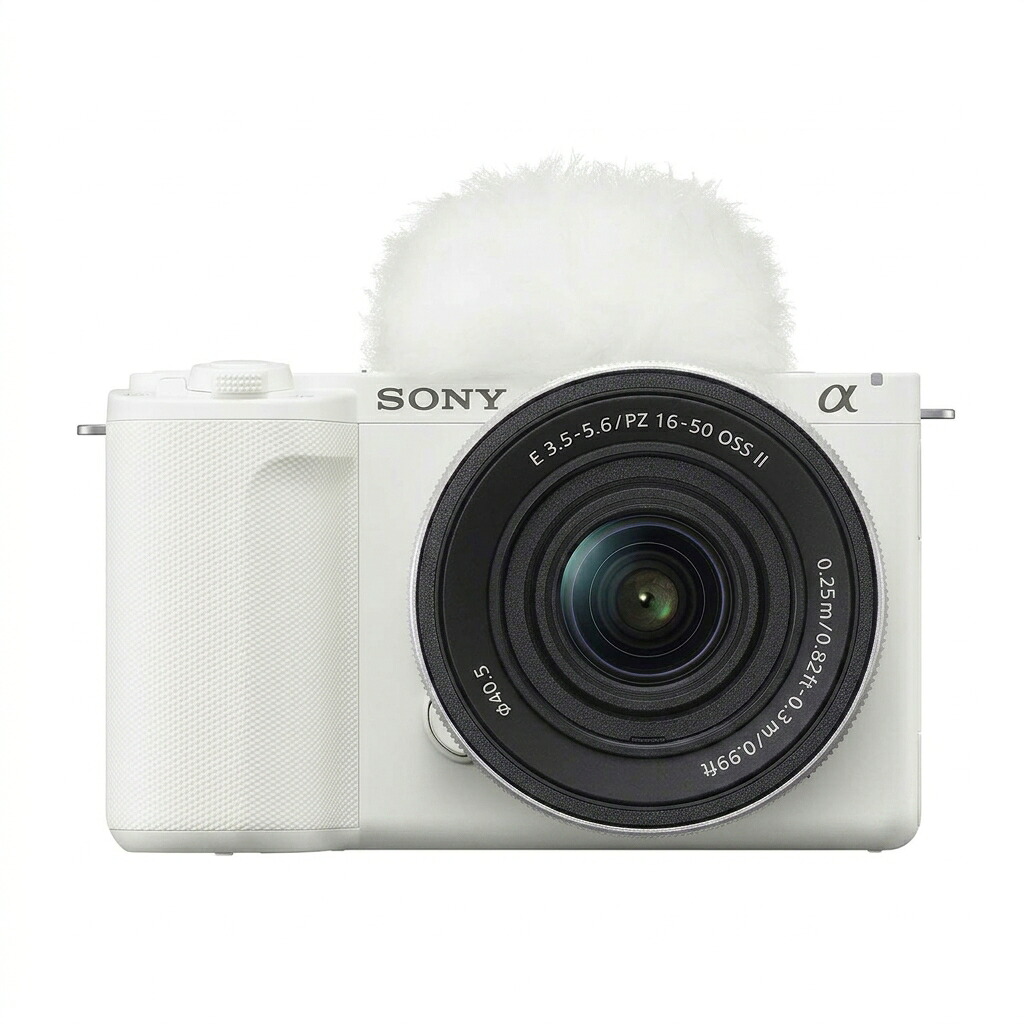 ソニー SONY VLOGCAM ZV-E10 II ダブルズームレンズキット ホワイト ZV-E10M2X-WQ デジタル一眼カメラ Eマウント APS-C ミラーレス一眼カメラ｜Lien21