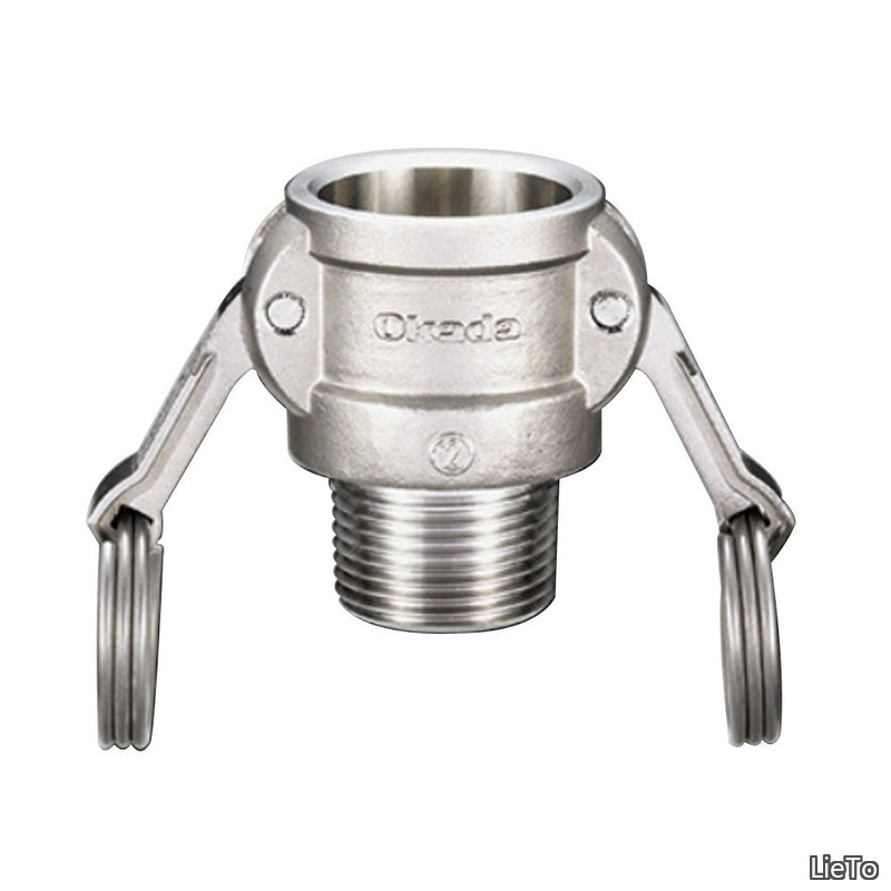 【送料無料】レバー式カップリング ステンレス製 KLB-123 1"1/2｜LieTo