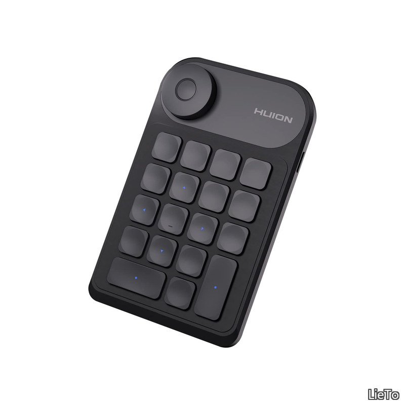 【送料無料】左手デバイス 片手キーボード bluetooth 5.0 ワイヤレス接続 液タブ ペンタブレット用 動画 画像 編集 クリエイター Keydial mini|LieTo