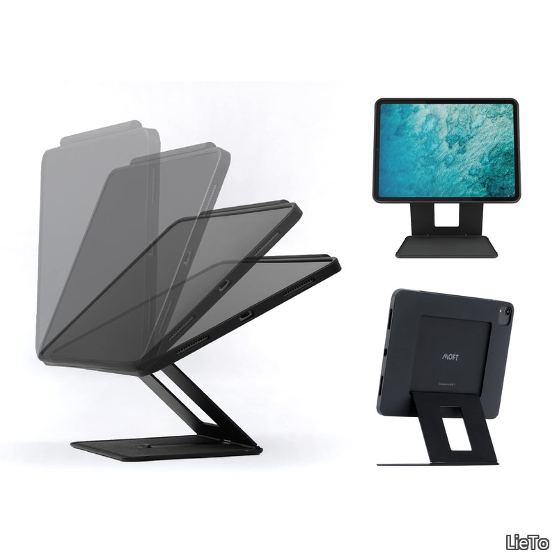 【送料無料】Float 2イン1 スタンドケース タブレットケース 耐衝撃 調節可能 ブラック iPad Pro 12.9インチ用｜LieTo