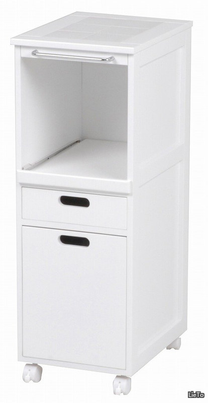 【貨物輸送無料】勝手もと手押し車（白いこと） MW-6709WH