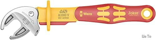 【送料無料】Wera Joker 絶縁ラチェットレンチ 自動調整 1000V対応 16-19mm 電気工事用 安全作業 高品質ツール｜LieTo
